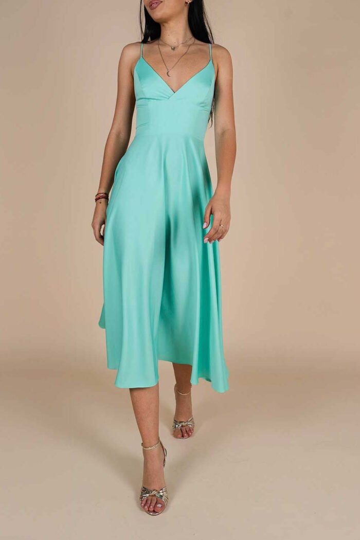 Rochie midi Lurisia Pearl Aqua - imagine 4