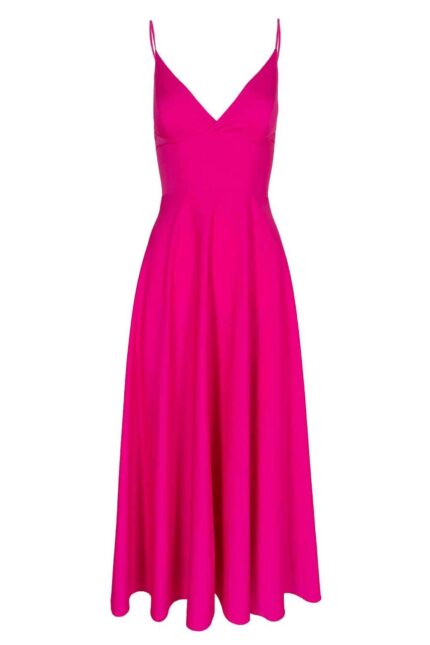 Rochie midi Lurisia Dark Hot Pink - imagine 4