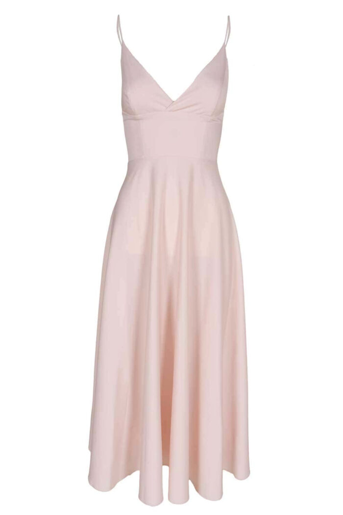 Rochie midi Lurisia Beige Pink - imagine 2