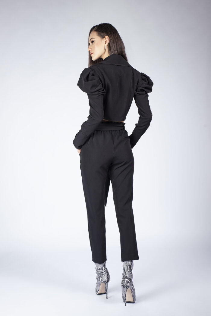 Pantaloni conici stil boyfriend - imagine 2