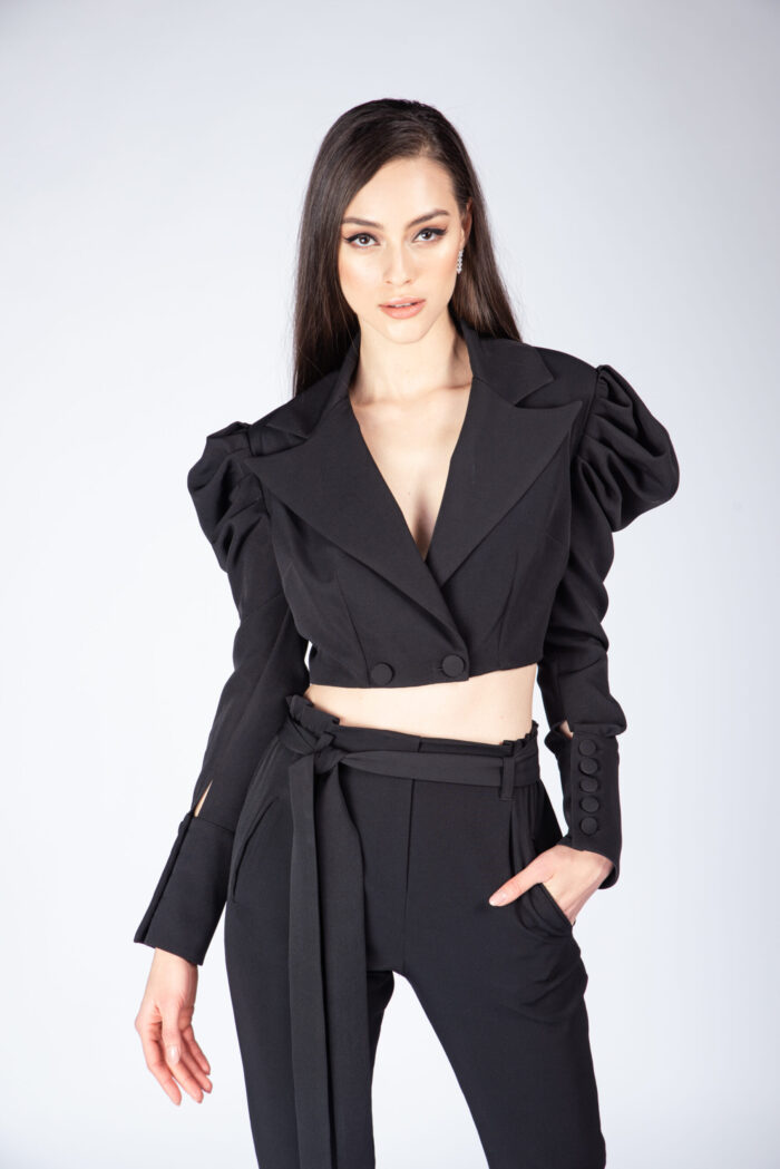 Pantaloni conici stil boyfriend - imagine 3