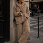 Set hanorac și pantaloni Cappuccino