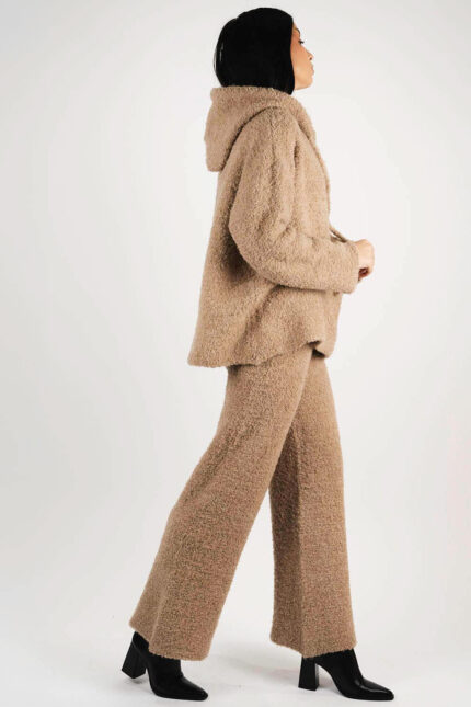 Set hanorac și pantaloni Cappuccino - imagine 2