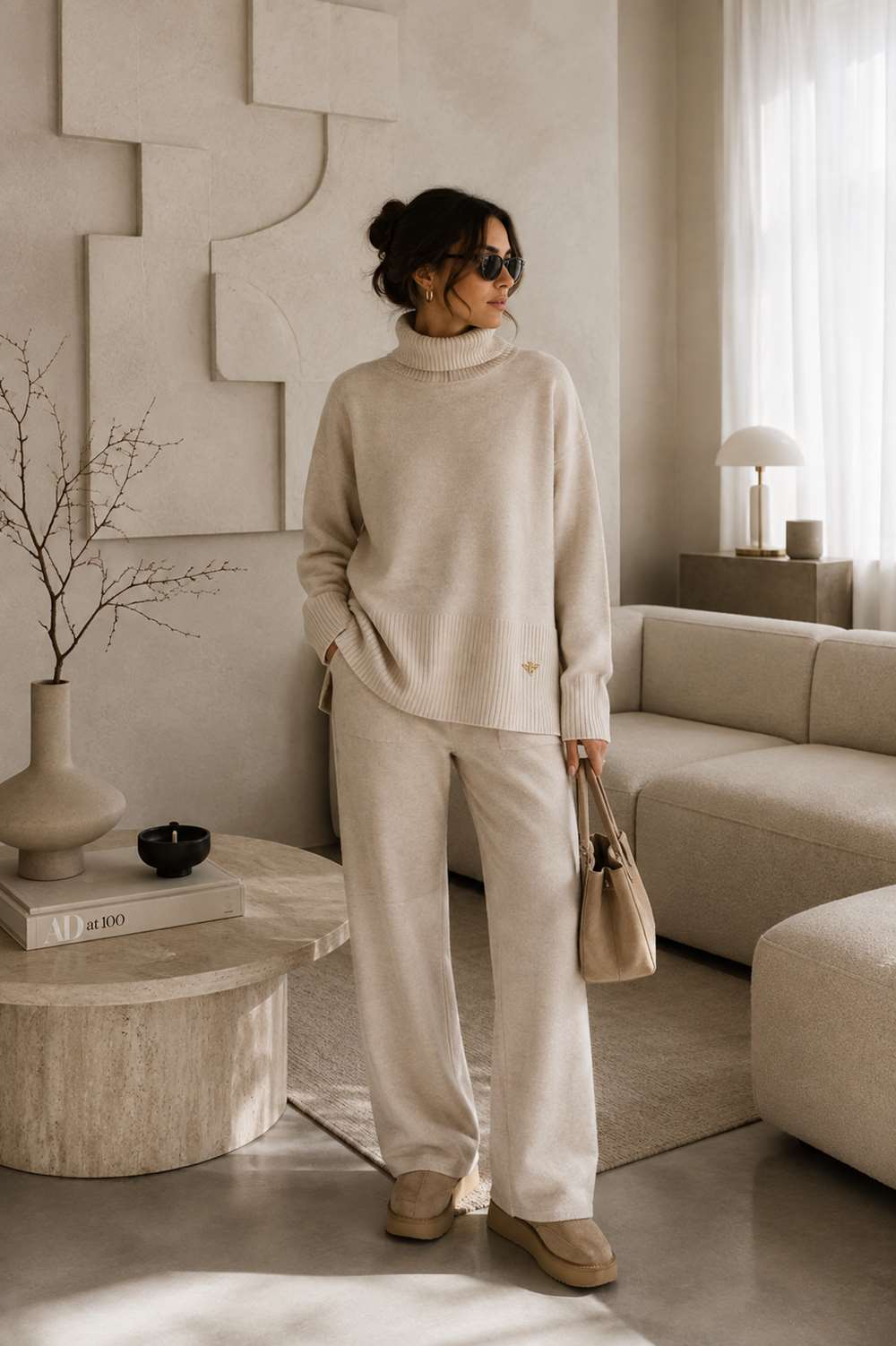 rosse7 (13) Compleu casual din modal grey - imagine 1