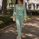 Trening din catifea Green Jolie Divas