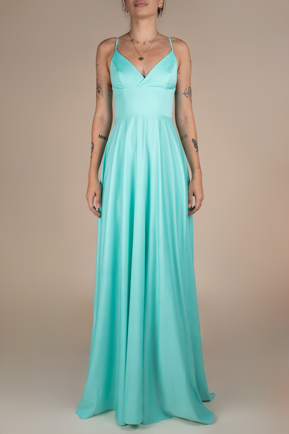 Laurelie Rochie lunga Laurelie Mint - imagine 1