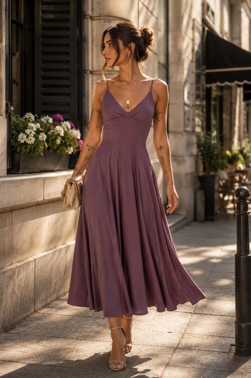 rosse2 (5) Rochie midi Lurisia Raspberry Glace - imagine 1