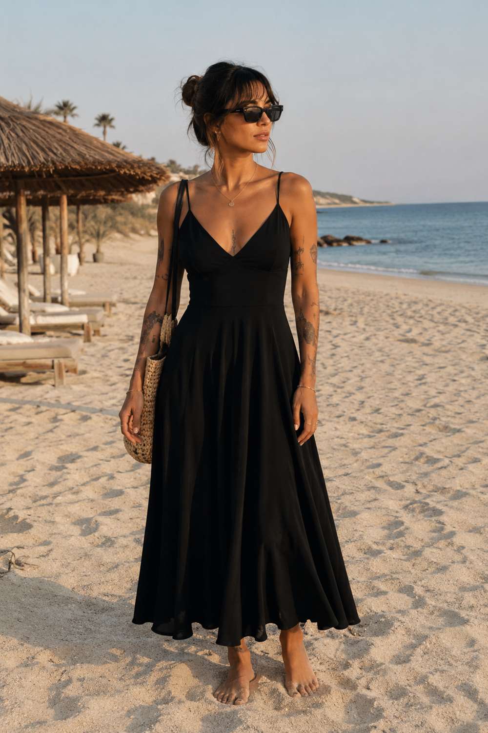 rosse3 (4) Rochie midi Lurisia Black - imagine 1