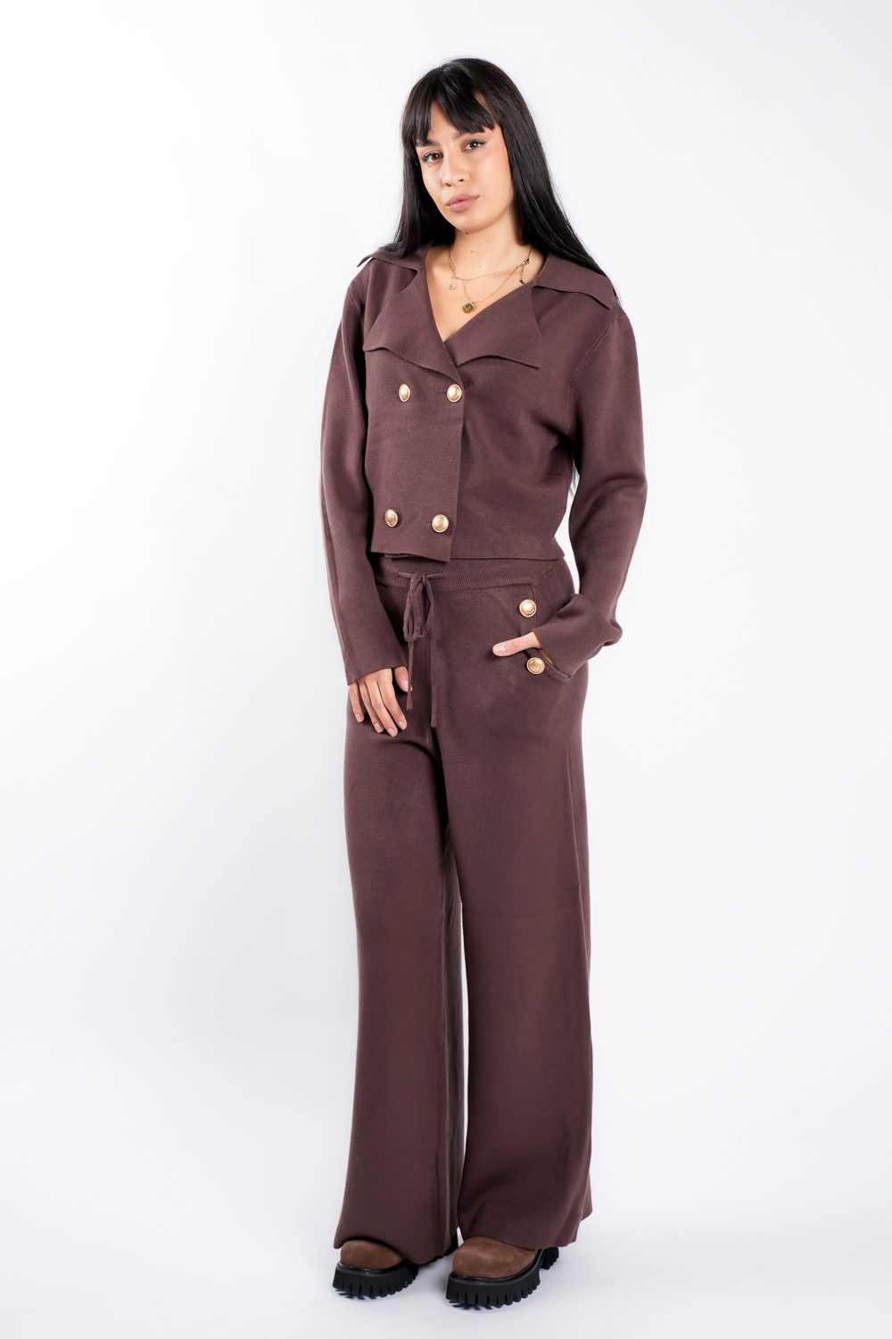 DSC04646 Compleu Brown din modal - imagine 1