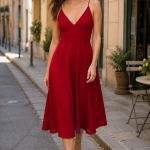 Rochie midi Lurisia Red Wine
