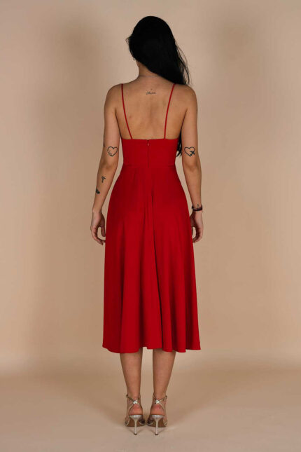 Rochie midi Lurisia Red - imagine 3
